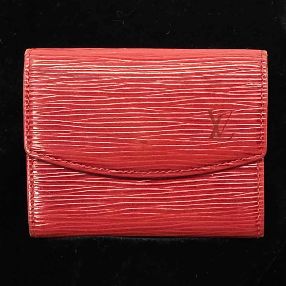 Louis Vuitton Red Epi Leather Coin Purse